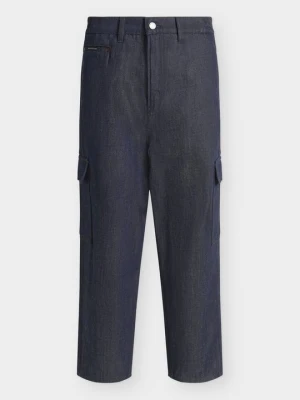 Jeansy baggy Marc O'Polo granatowy