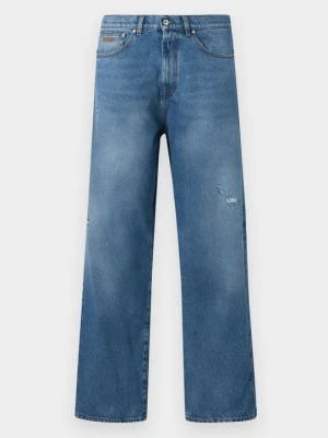 Jeansy baggy MSGM jasnoniebieski
