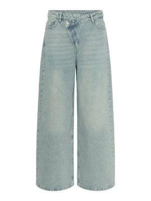 Jeansy baggy My Essential Wardrobe niebieski denim