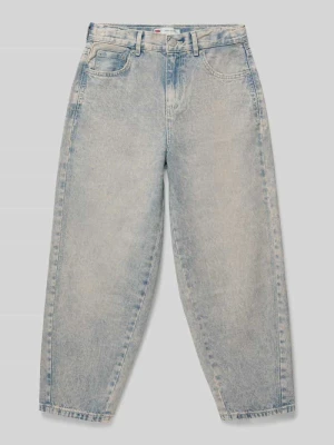 Jeansy baggy o kroju loose fit z czystej bawełny model 'BAGGY BARREL' Levi's Jasnoniebieski