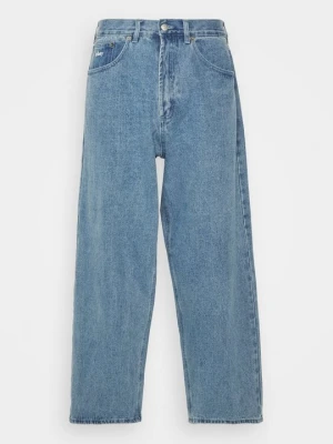 Jeansy baggy Obey Clothing mleczny
