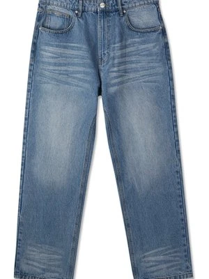 Jeansy baggy Pegador niebieski denim