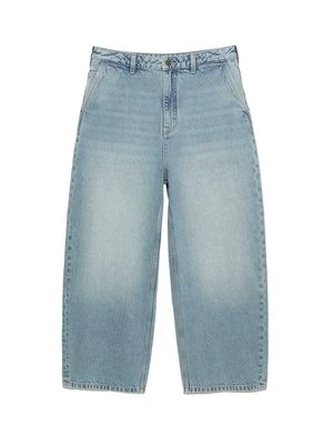 Jeansy baggy PULL&BEAR rinsed denim
