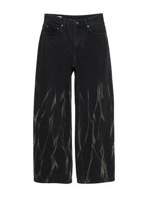 Jeansy baggy PULL&BEAR czarny