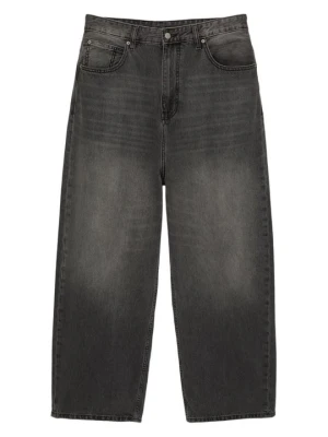 Jeansy baggy PULL&BEAR ciemnoszary