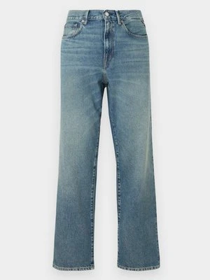 Jeansy loose fit Replay niebieski denim