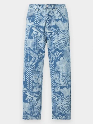 Jeansy baggy Santa Cruz jasnoniebieski denim