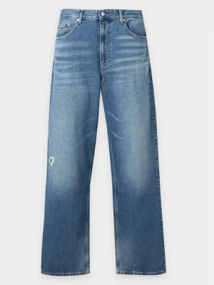 Jeansy baggy Tommy Jeans niebieski denim