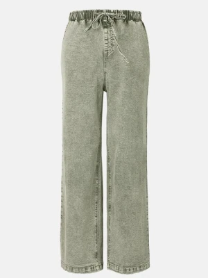 Jeansy baggy YOURTURN By Zalando oliwkowy