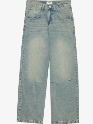Jeansy baggy YOURTURN By Zalando ciemnoniebieski