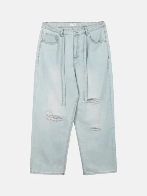 Jeansy baggy YOURTURN By Zalando jasnoniebieski denim