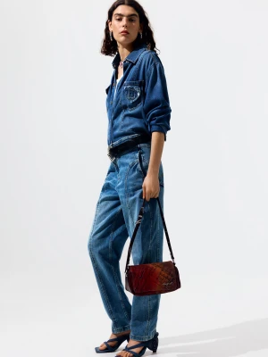 jeansy balloon z szwami Desigual