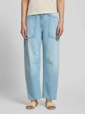 Jeansy barrel w kroju fashion fit z mieszanka bawełny model 'OCEAN' CAMBIO