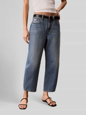 Jeansy barrel z czystej bawełny Calvin Klein Jeans