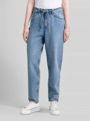 Jeansy Barrel z czystej bawełny model 'ADEA' Tom Tailor Jeansowy niebieski melanż