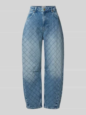 Jeansy barrel z czystej bawełny model 'KATSU' Essentiel Antwerp Niebieski