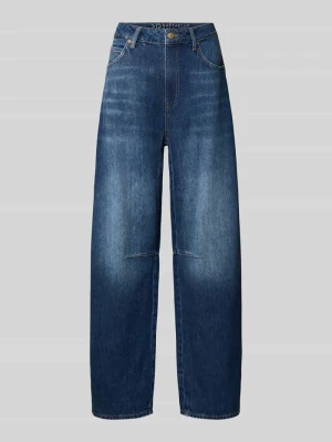 Jeansy barrel z mieszanka bawełny i lyocellu model 'TIRA' RAFFAELLO ROSSI Jeansowy niebieski