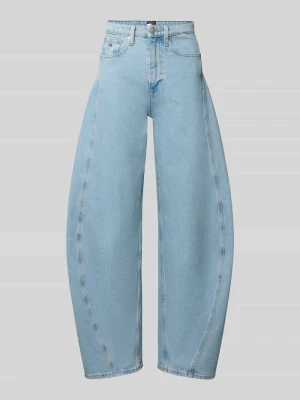 Jeansy Barrel z mieszanki bawełny model 'ELLA' Tommy Jeans Jasnoniebieski