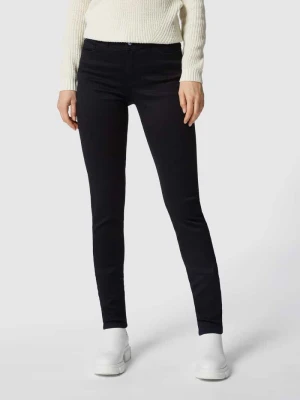 Jeansy barwione o kroju skinny fit Christian Berg Czarny
