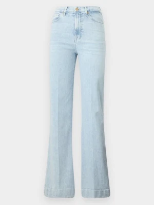 Jeansy Bootcut 7 For All Mankind jasnoniebieski denim