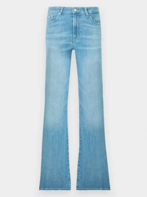 Jeansy Bootcut 7 For All Mankind jasnoniebieski denim