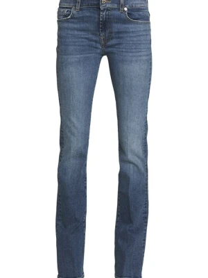 Jeansy Bootcut 7 For All Mankind jasnoniebieski denim