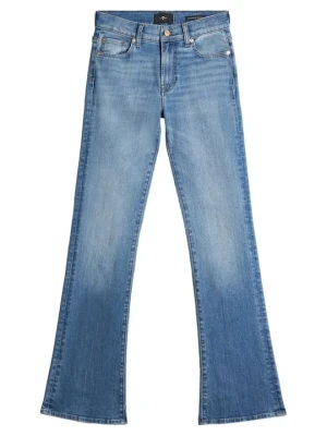 Jeansy Bootcut 7 For All Mankind niebieski denim