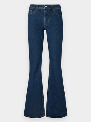 Jeansy Bootcut Abercrombie & Fitch ciemnoniebieski