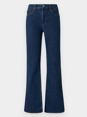 Jeansy Bootcut Abercrombie & Fitch ciemnoniebieski