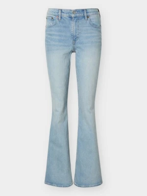 Jeansy Bootcut Abercrombie & Fitch jasnoniebieski denim