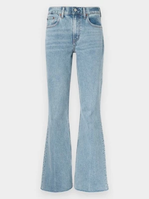 Jeansy Bootcut Abercrombie & Fitch niebieski denim