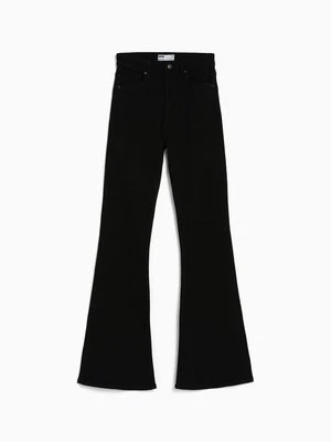 Jeansy Bootcut Bershka czarny