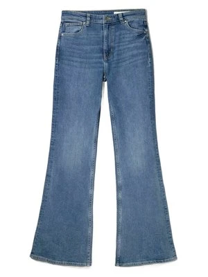 Jeansy Bootcut Bershka jasnoniebieski denim