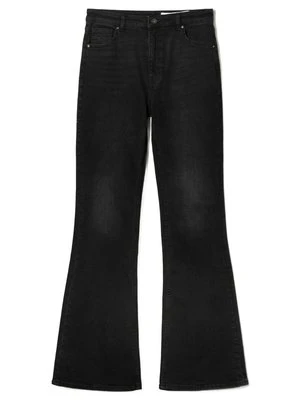 Jeansy Bootcut Bershka czarny