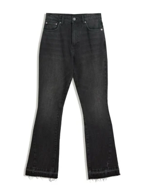Jeansy Bootcut Bershka czarny