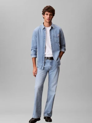 Jeansy Bootcut Calvin Klein Jeans jasnoniebieski