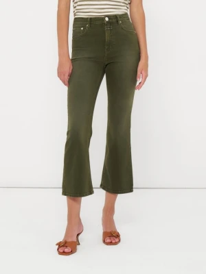 Jeansy Bootcut Closed zielony