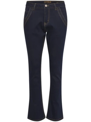 Jeansy Bootcut Cream ciemnoniebieski