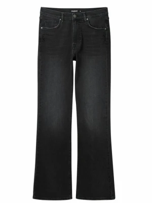 Jeansy Bootcut Desigual czarny