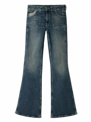 Jeansy Bootcut Desigual granatowy