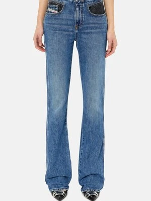 Jeansy Bootcut Diesel niebieski