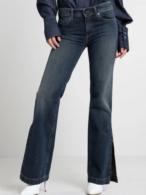 Jeansy Bootcut Diesel granatowy