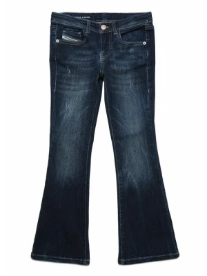 Jeansy Bootcut Diesel niebieski denim