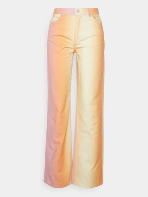 Jeansy Bootcut Envii pomarańczowy