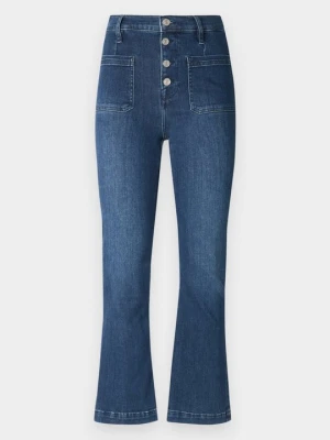 Jeansy Bootcut Frame ciemnoniebieski