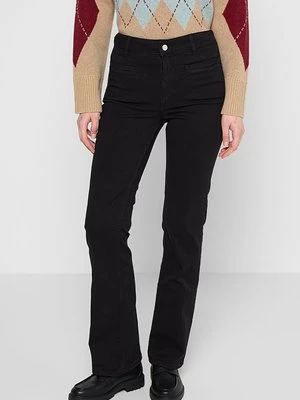 Jeansy Bootcut Gant czarny