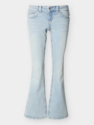 Jeansy Bootcut Gina Tricot jasnoniebieski denim