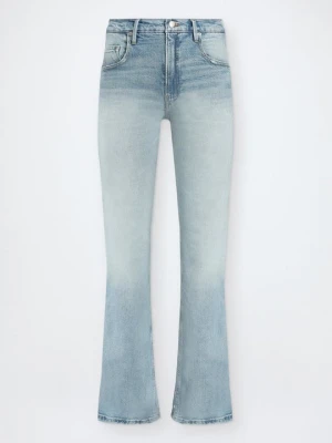 Jeansy Bootcut Good American jasnoniebieski