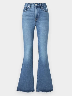 Jeansy Bootcut Good American niebieski denim