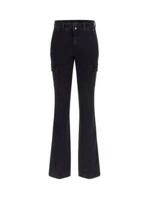 Jeansy Bootcut Guess niebieski denim